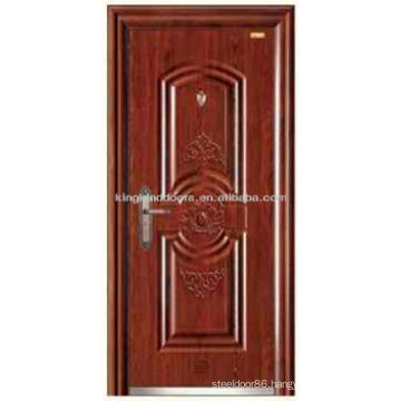 Simple Design Steel Security Door KKD-574 With China Top 10 Brand and Germany Technology Finish